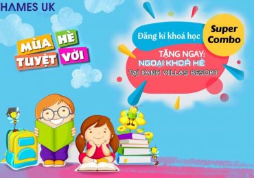 TẶNG NGOẠI KHÓA HÈ 2018 TẠI XANH VILLAS RESORT HN KHI ĐĂNG KÝ HỌC TRONG THÁNG 05/2018