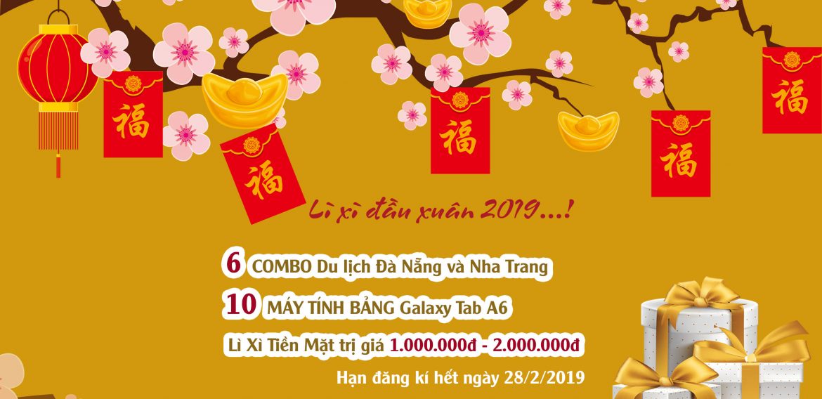 LÌ XÌ KHỦNG ĐẦU NĂM 2019 CÙNG THAMES UK